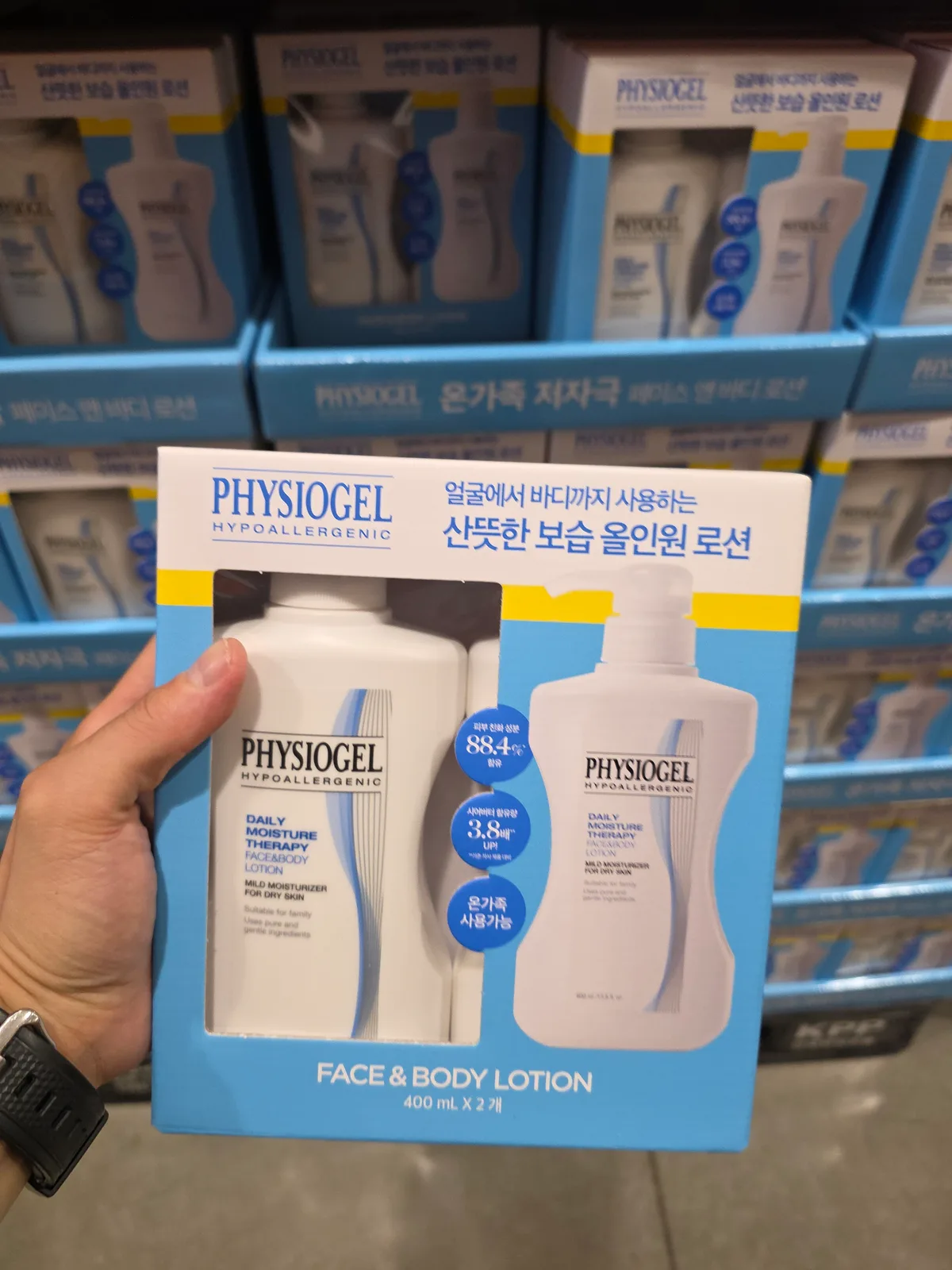 피지오겔 페이스 앤 바디로션 400ML x 2