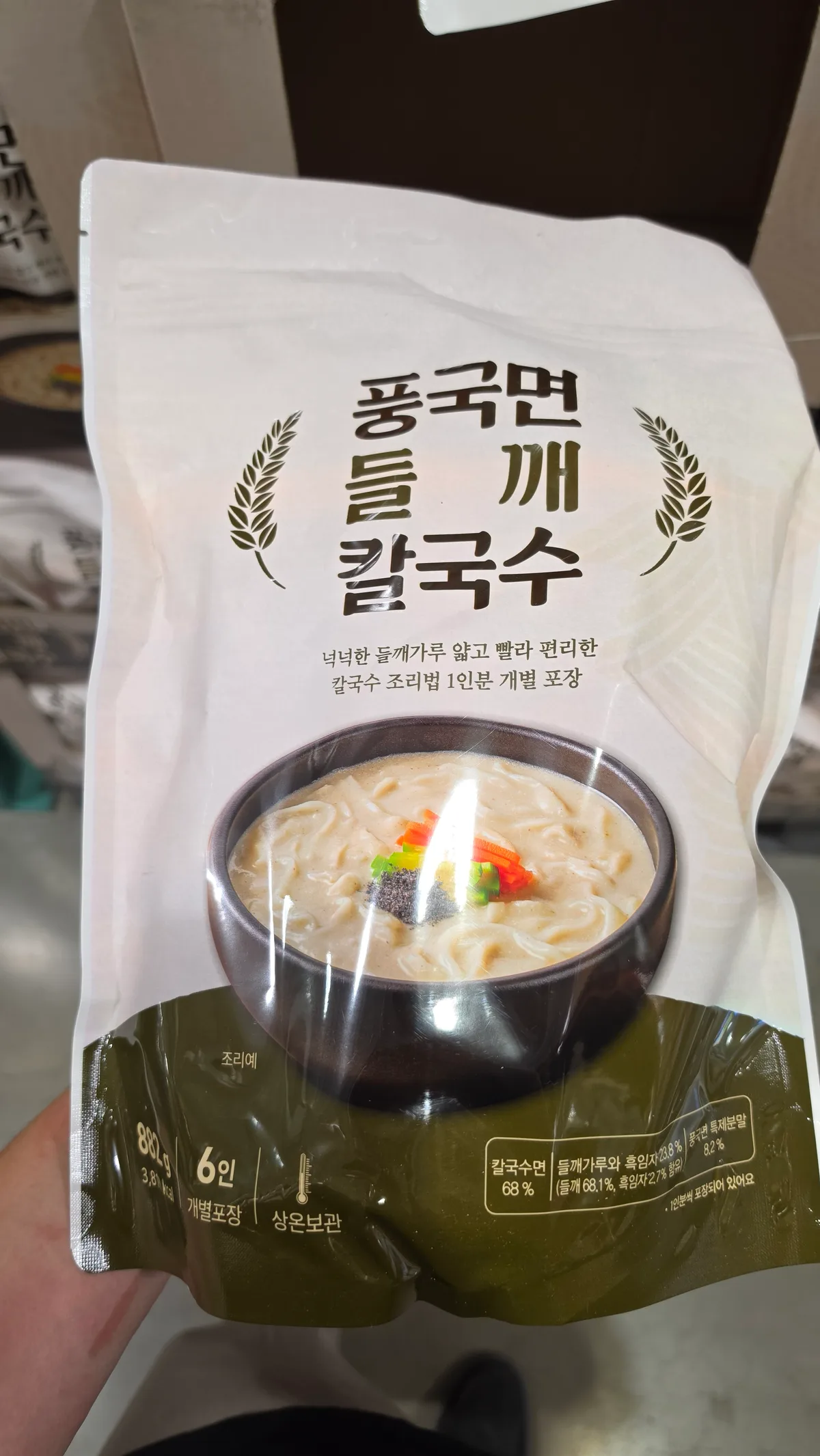 풍국면 들깨칼국수 147G x 6