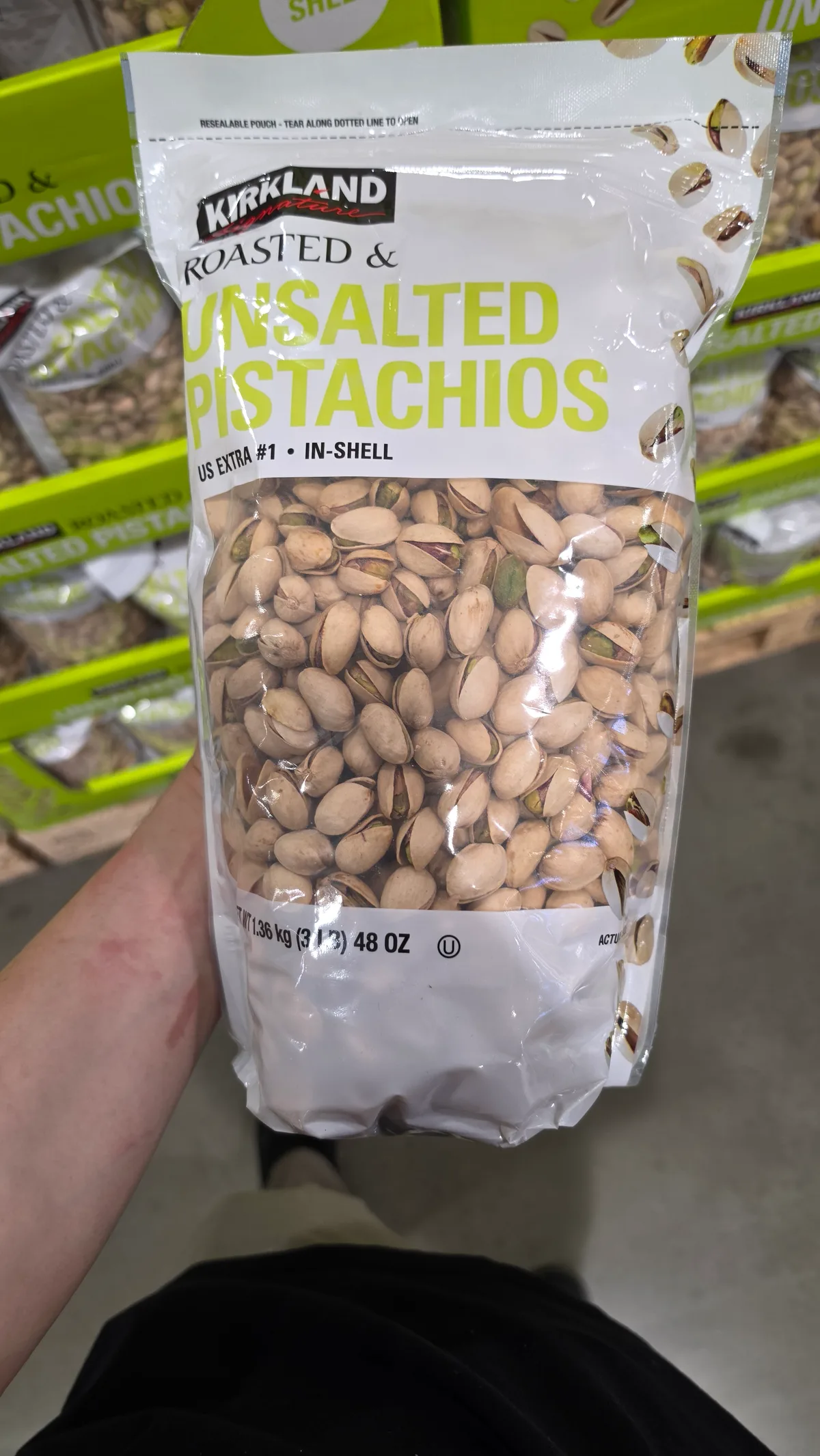 커클랜드 시그니처 무염 피스타치오 1.36kg